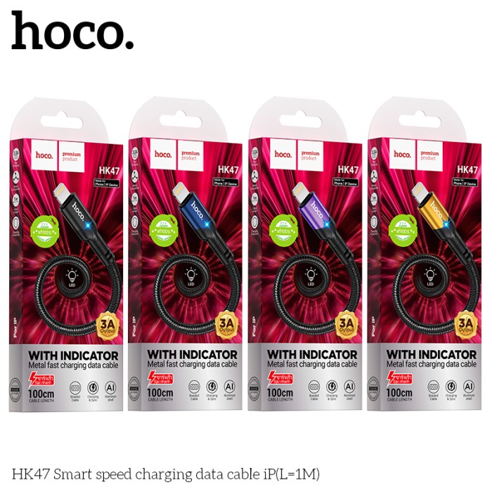 Cáp sạc Hoco HK47 cổng iphone