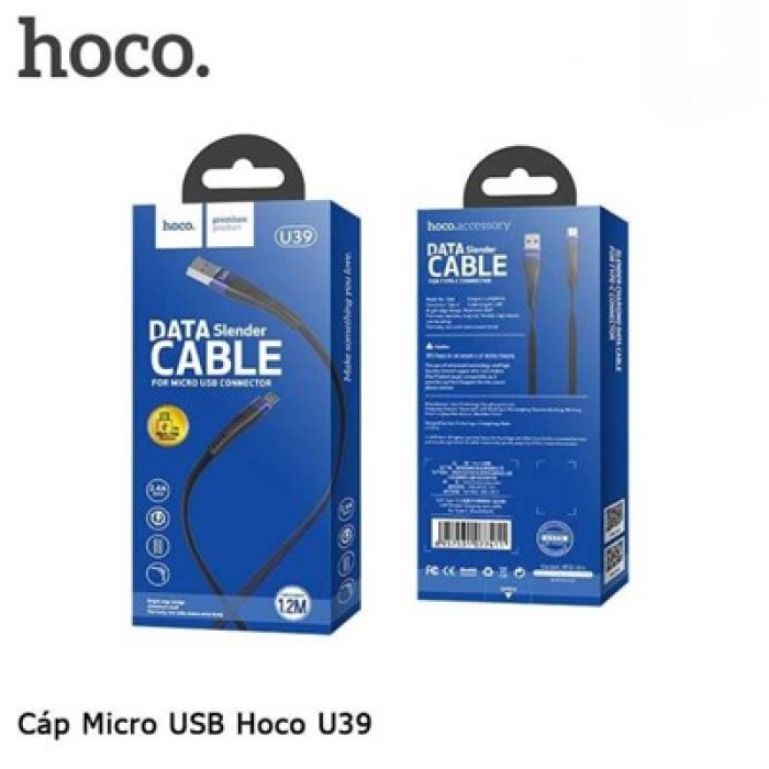 Cáp sạc Hoco U39 MicroUSB Samsung