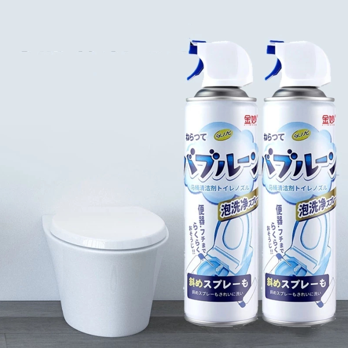 Chai xịt tẩy rửa bồn cầu Toilet nano Nhật Bản Loại 500ml trắng xanh ( T24 )