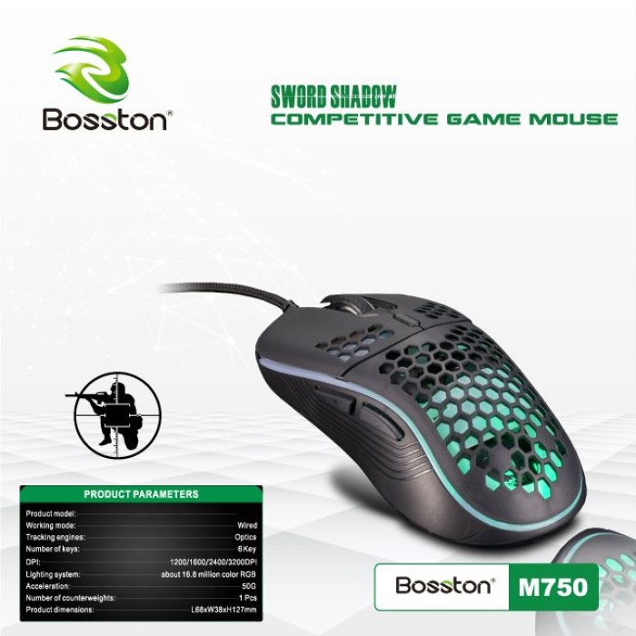 Chuột game chính hãng Bosston M750