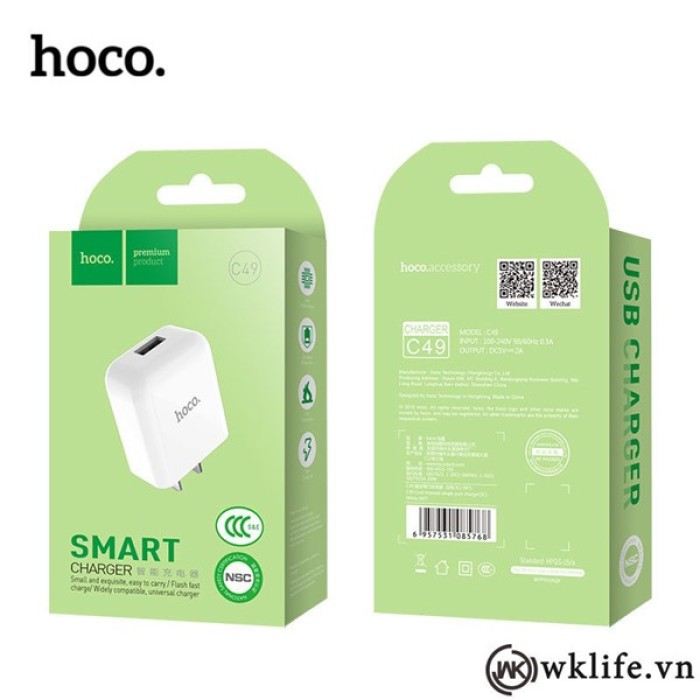 Cóc sạc Hoco C49