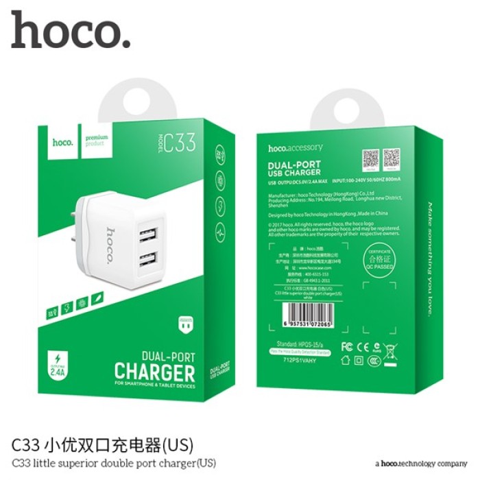 Cóc sạc Hoco C33