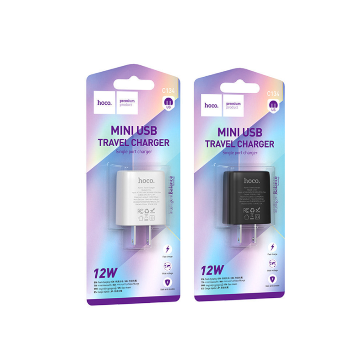 Cóc sạc 1 cổng usb 12w Hoco C134