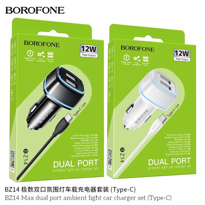 Cóc sạc xe hơi Borofone BZ14