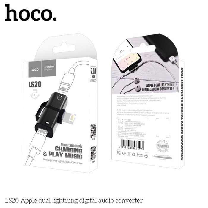 Đầu chuyển đổi Iphone 7 Hoco LS20