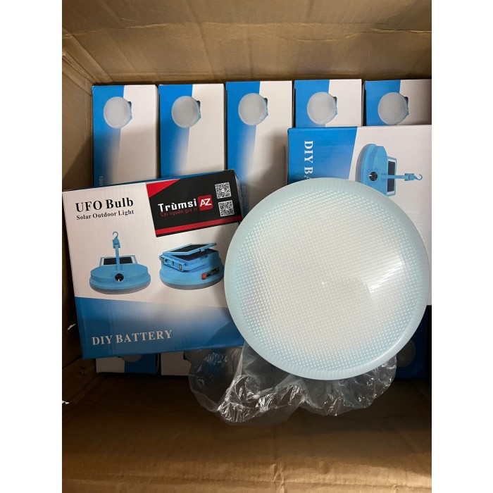 Đèn tích điện solar, 4 pin S02 - 200w