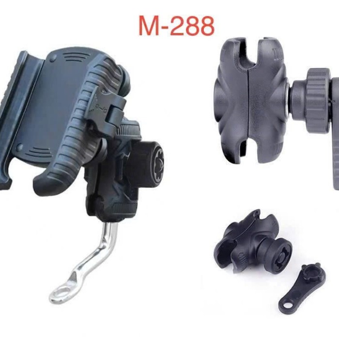 Giá đỡ kẹp xe máy grab chống trộm chống rung cao cấp Mã 288