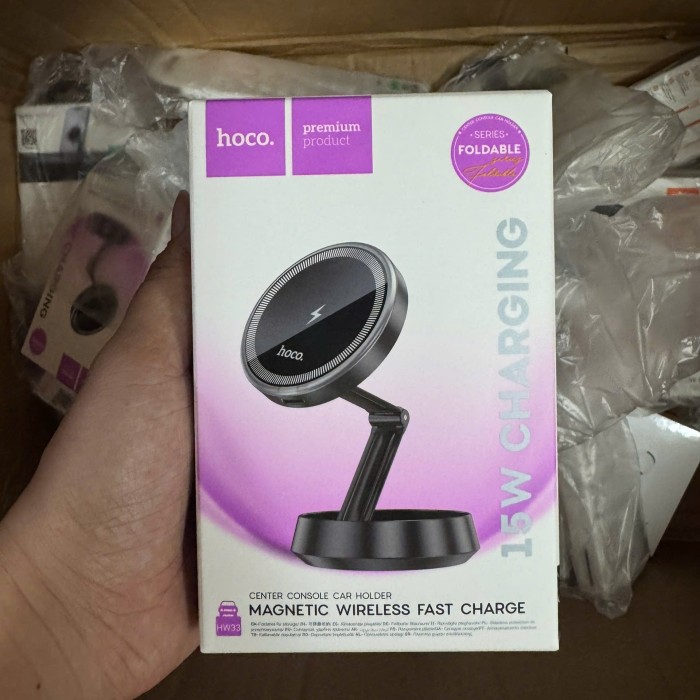 Giá đỡ xe hơi từ tính Hoco HW33