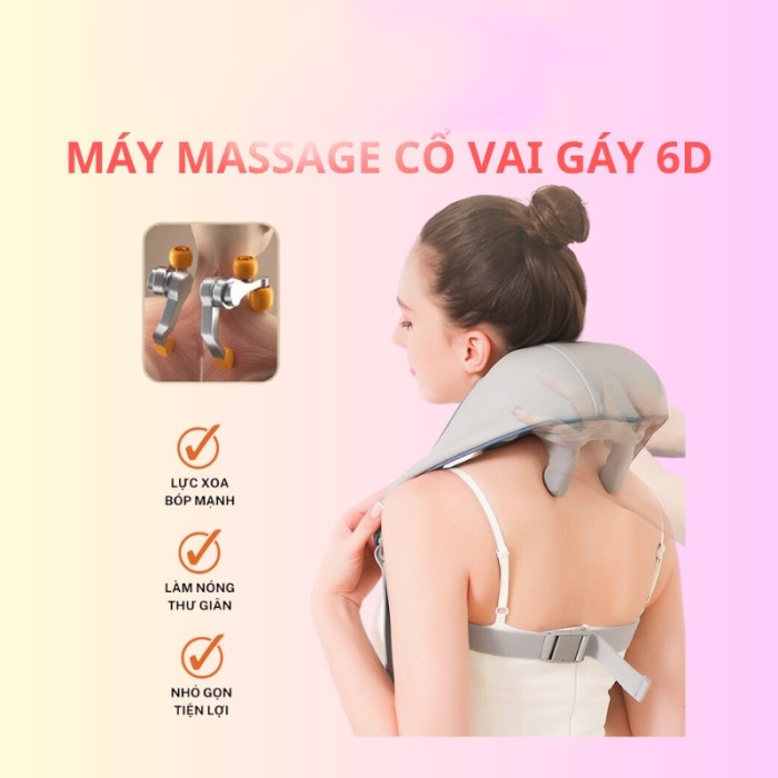 Máy massage cổ vai gáy 6D