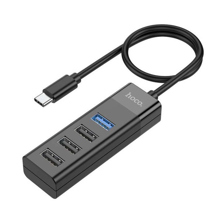 Hub chia HB25 cổng Typec ra 1 cổng USB 3.0 + 3  cổng USB 2.0