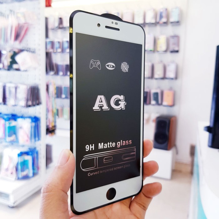 Kính cường lực chống vân tay Không Hộp Iphone 7P - IP 13 6.7