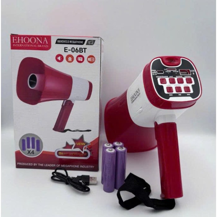 Loa phóng thanh 4 pin E06BT ( T30 )