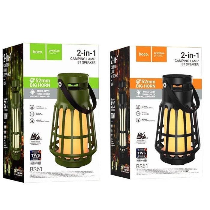 Loa bluetooth kiêm đèn 2in1 Hoco BS61