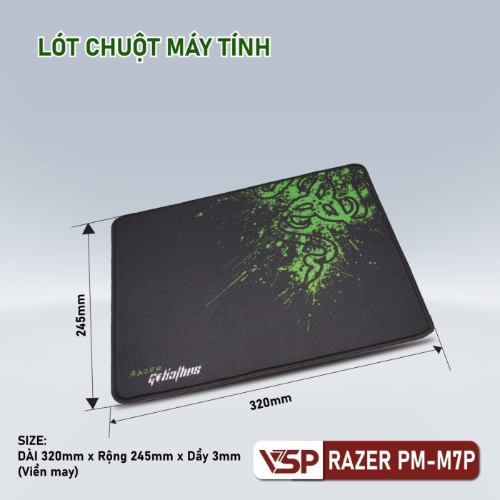 Lót chuột 320x245x4mm - M7P