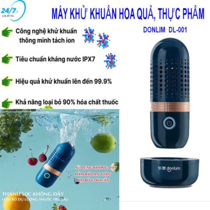 Máy khử khuẩn thực phẩm DONLIN chính hãng