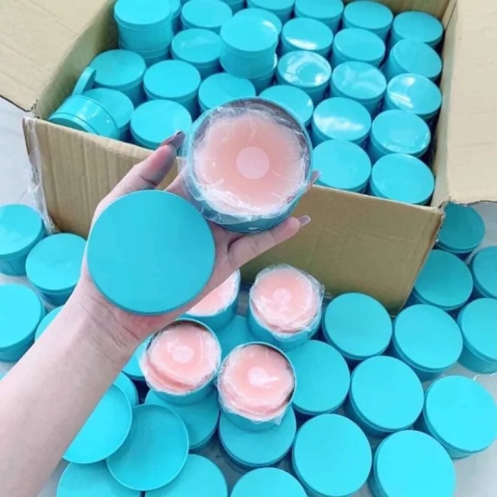 Miếng dán ti silicone Hoa Mai ( Hộp 5 Cặp )