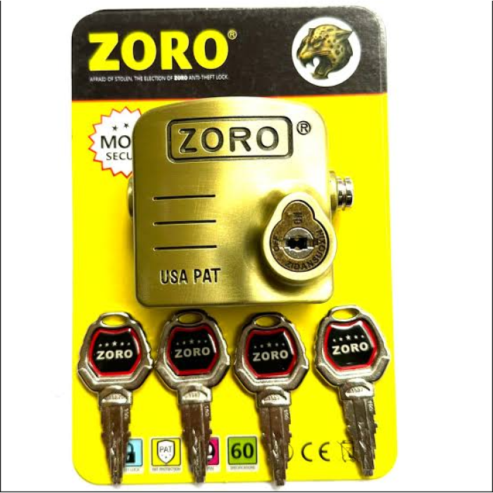 Ổ khóa CHỤP THƯỜNG Zoro chìa kiếm