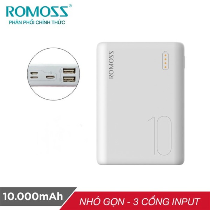 Pin Romoss 10000mAh SIMPLE 10