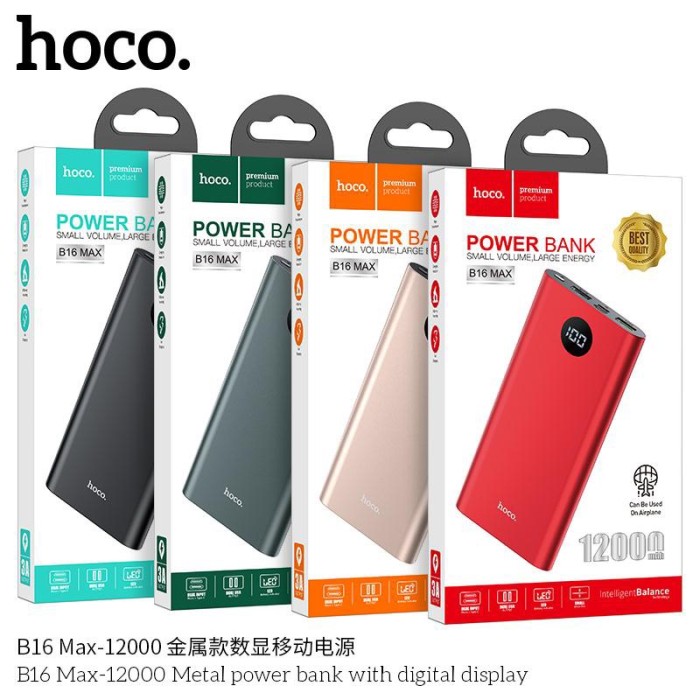 Pin dự phòng Hoco B16 Max - 12000mah