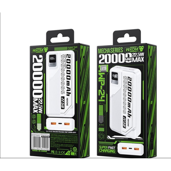 Pin dự phòng WEKOME 20.000mah WP24