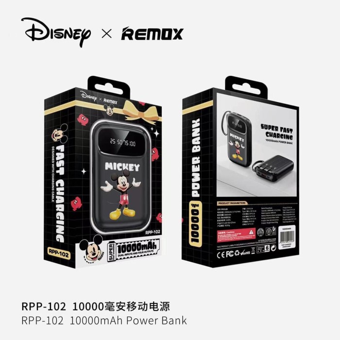 Pin dự phòng chính hãng 10000mah Remox RPP102 hình thú