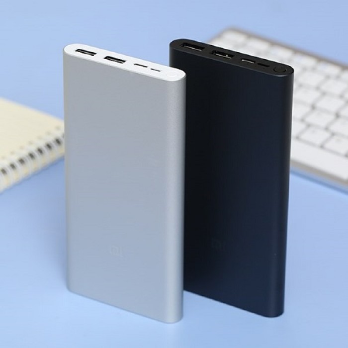 Pin Xiaomi 10.000mAh Gen 3 PLM13ZM - đầu ra 2 cổng usb, vào Typec và Micro