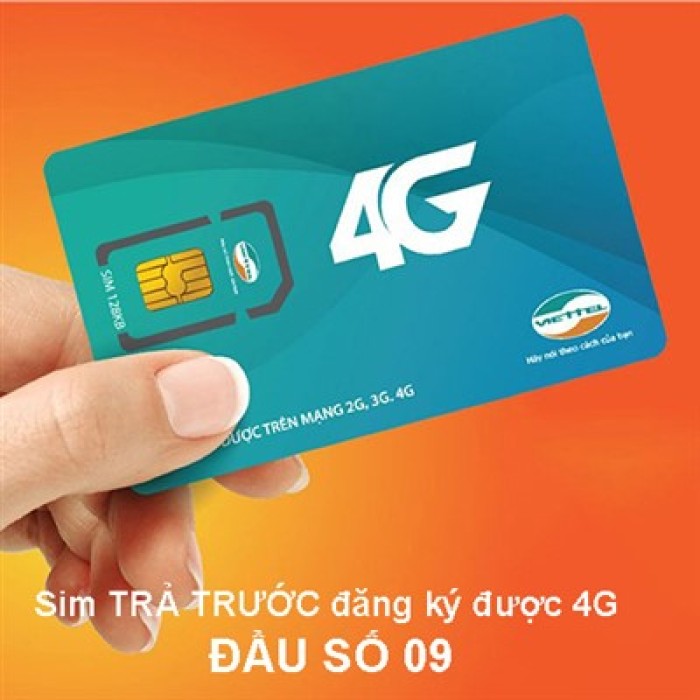 Sim Viettel 10 số Trả trước ĐẦU 09