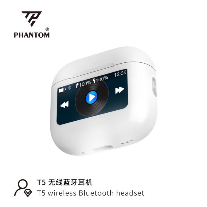 Tai nghe bluetooth TWS Phantom T5 ( air 4 pro ai )