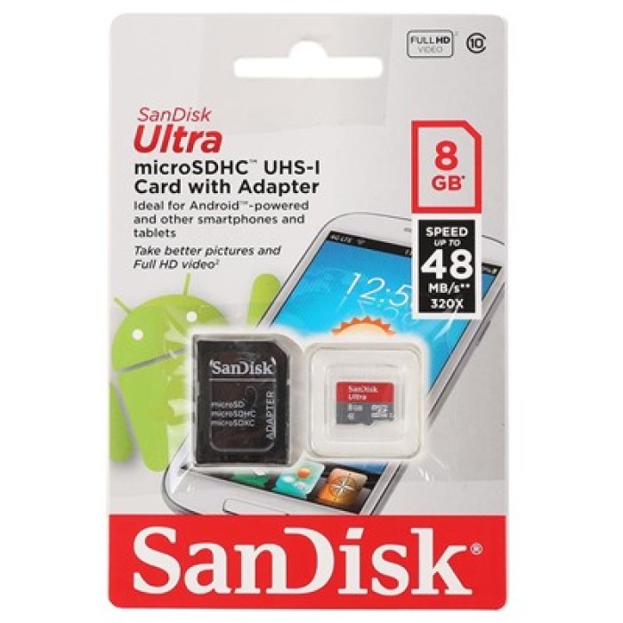 Thẻ nhớ 8Gb Sandisk - NHỎ