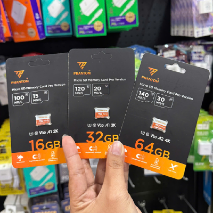 Thẻ nhớ PHANTOM  U3 A2 - 4K 64GB