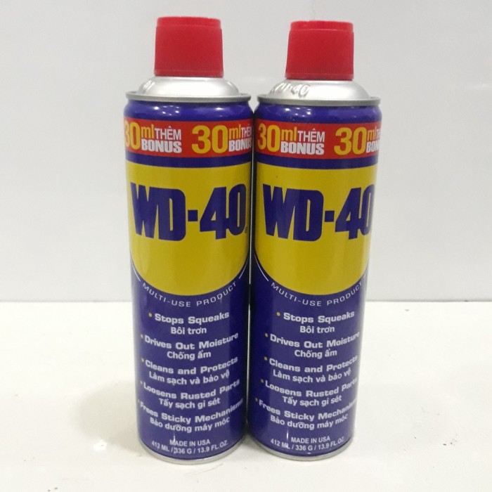 Xịt chống rỉ sét WD 412ml Lớn