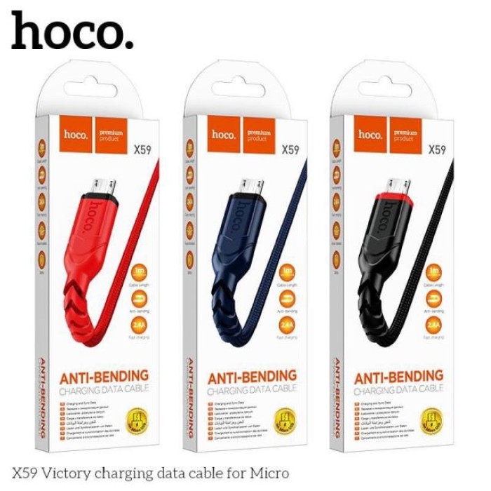 Cáp sạc Hoco X59 1m - cổng ss