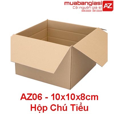 Thùng carton AZ06 ( 10x10x8 cm ) - Hộp Chú Tiểu