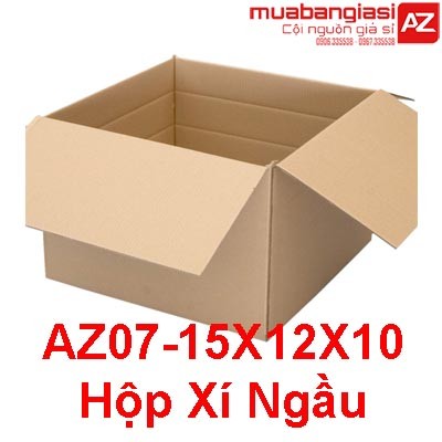 Thùng carton AZ07 ( 15x12x10 cm ) - Hộp Loa Xí Ngầu